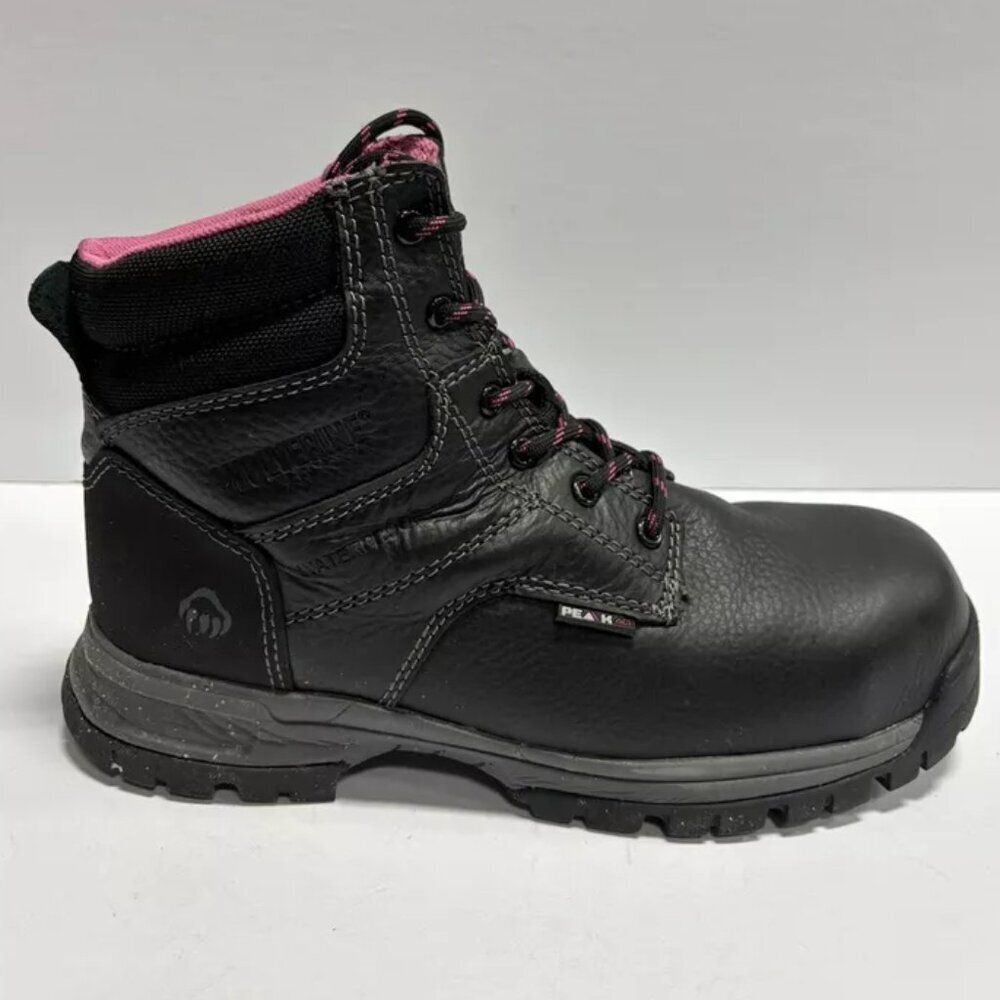 Wolverine Women’s Piper 6” Waterproof Composite Toe Boots, Size 8 M